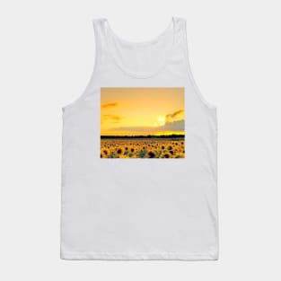 sun set Tapestry Tank Top